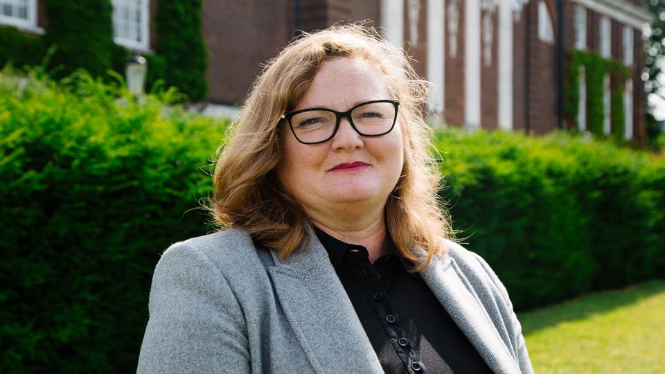 A portrait of our Deputy Vice-Chancellor on College Green