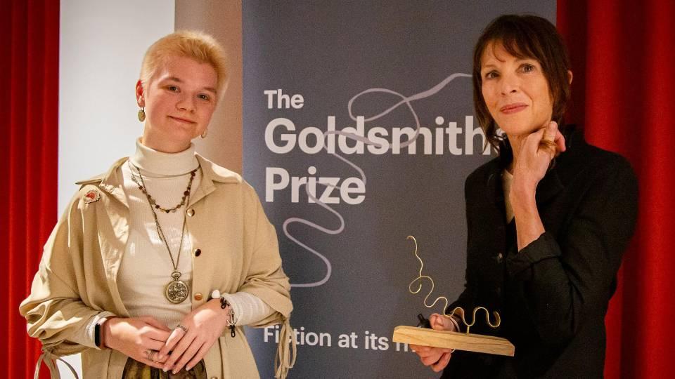 Rachel Cusk and Valerija Savicka at Goldsmiths Prize 2024