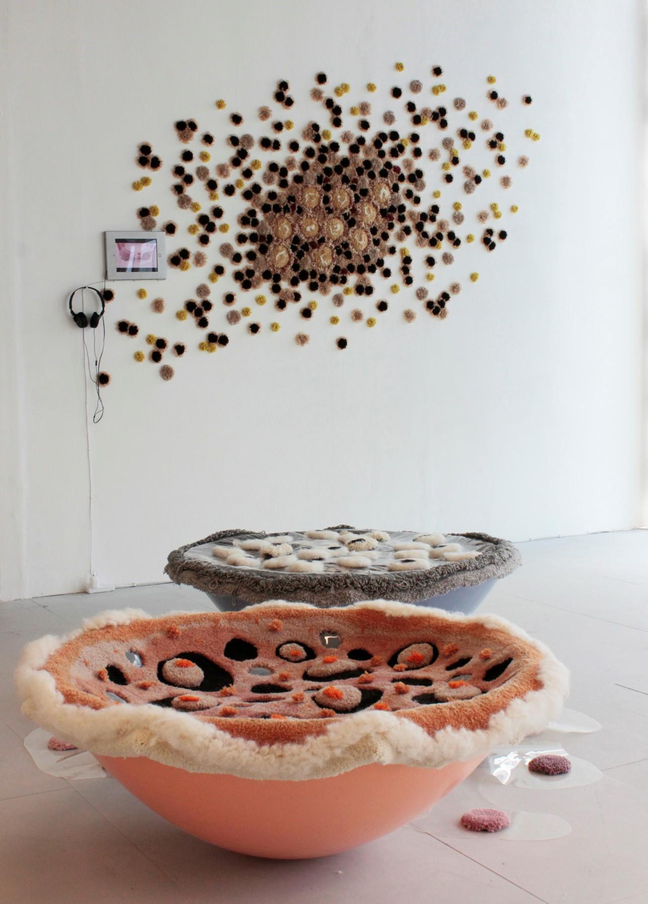 A set of tufted works