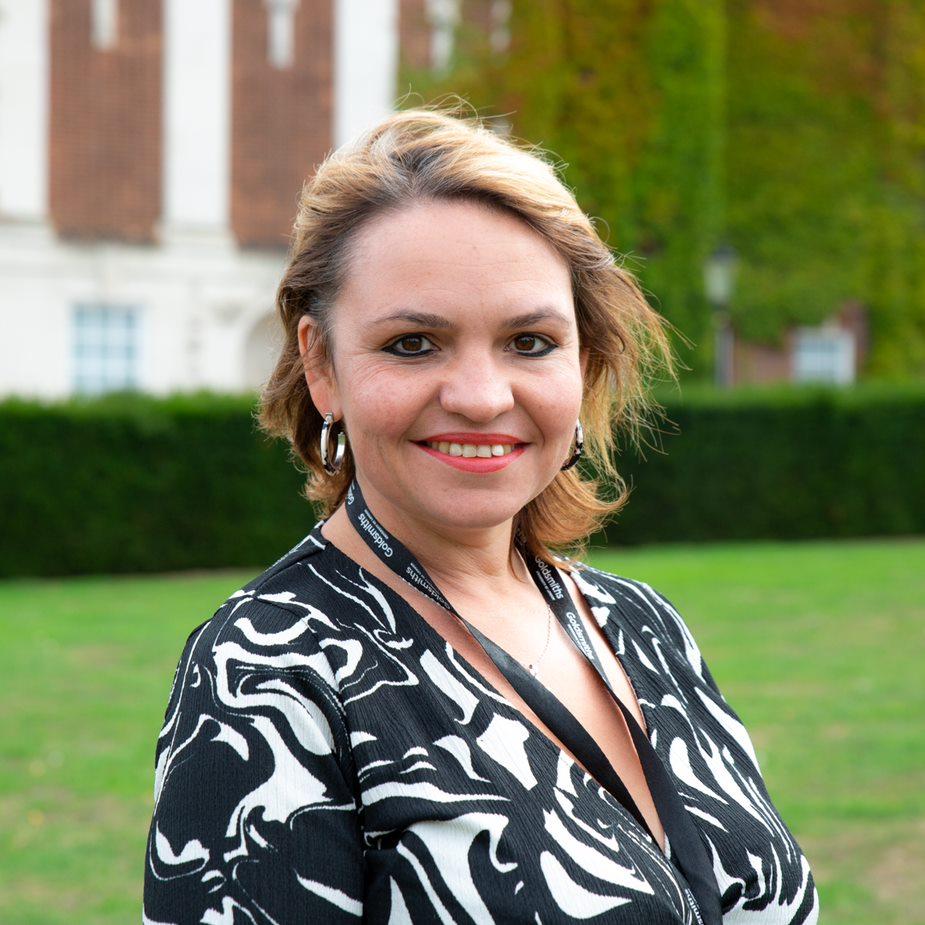 Close up image of Fay Russell-Clark smiling