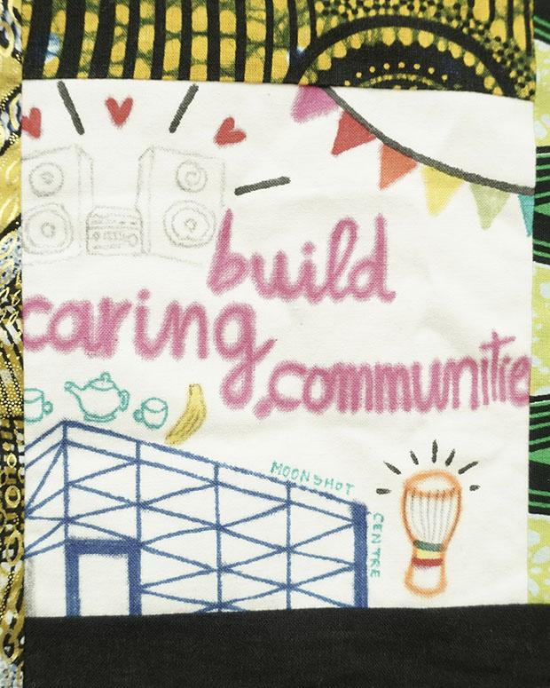 A panel of speakers sits in a row, with a screen behind them that reads 'London Borough of Culture is a Mayor of London intiative'