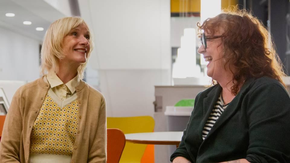 Jane Horrocks and Dr Daisy Asquith