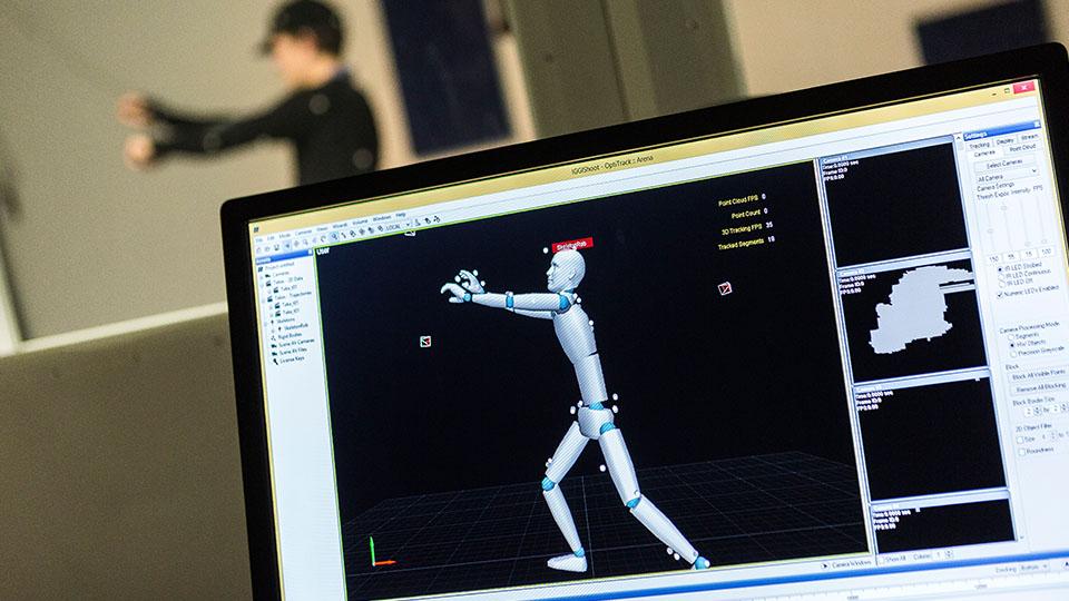 Motion capture lab