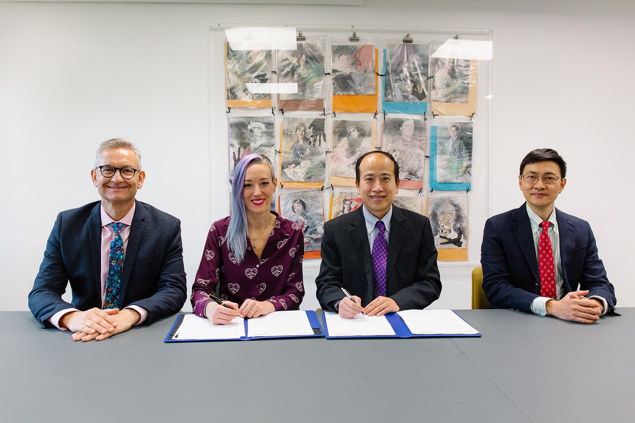 The signing of the Memorandum of Understanding 