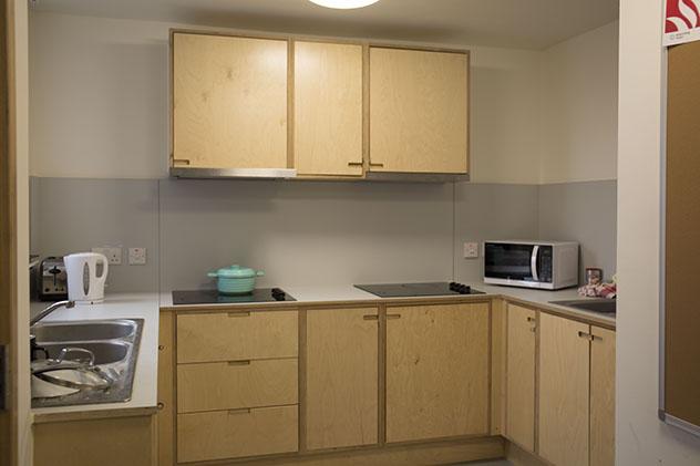 A student kitchen in halls