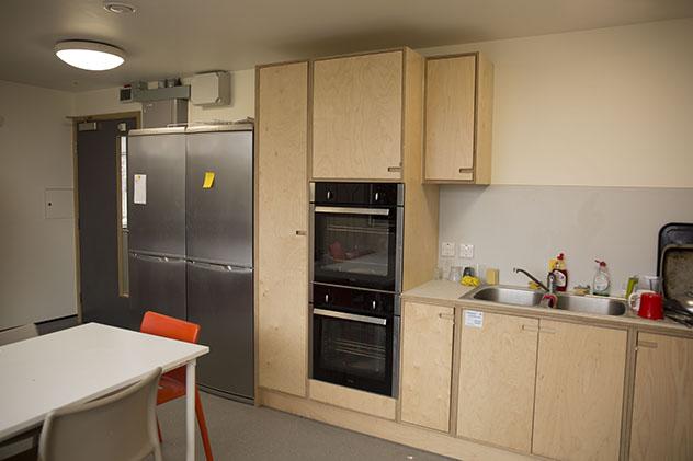 A student kitchen in halls