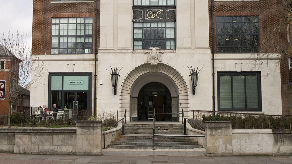 Outside Town Hall Camberwell halls