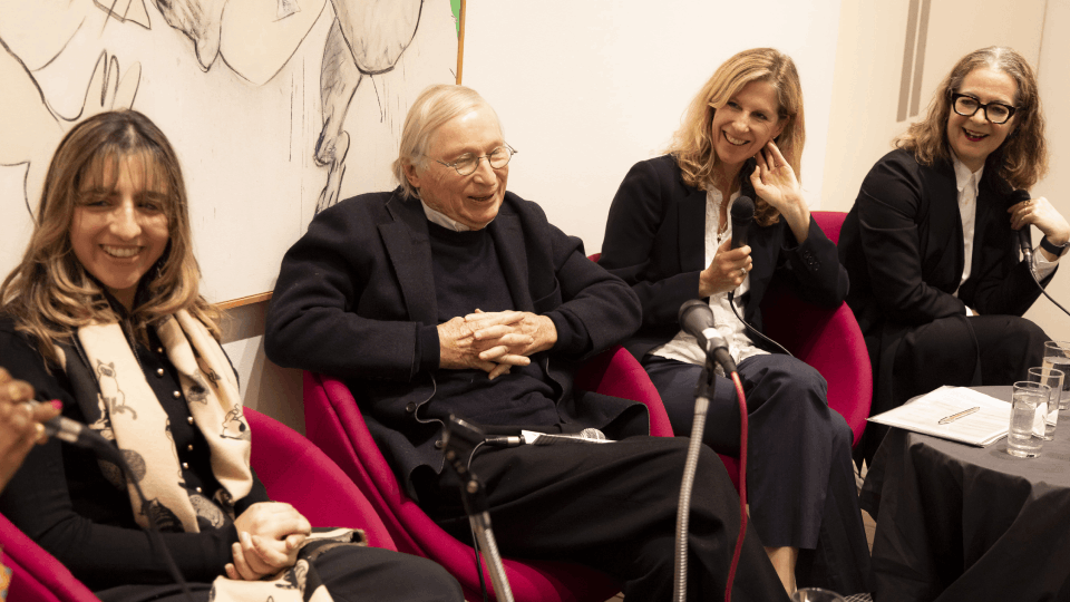 Rahima Aziz, Peter L Kellner, Rachel Quick and Professor Frances Corner OBE