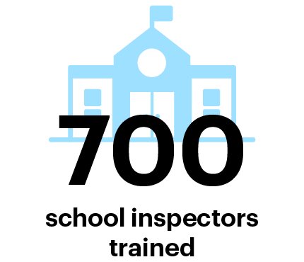 700 school inspectors trained